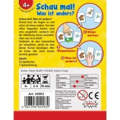 Amigo Schau Mal!, Kartenspiel -Bester Spielwaren Geschäft Amigo Schau mal Kartenspiel@@1919249 2
