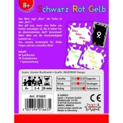 Bester Spielwaren Geschäft -Bester Spielwaren Geschäft Amigo Schwarz Rot Gelb Refresh Kartenspiel@@1sg1000b 1