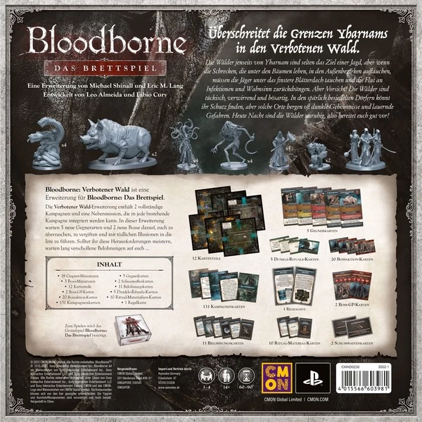 Asmodee Bloodborne: Das Brettspiel - Verbotener Wald 5 Asmodee Bloodborne: Das Brettspiel - Verbotener Wald – Bild 3