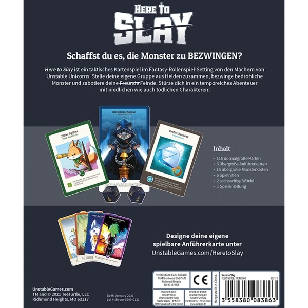 Asmodee Here To Slay, Kartenspiel 7 Asmodee Here To Slay, Kartenspiel – Bild 5