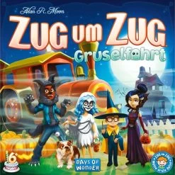 Asmodee Zug Um Zug: Gruselfahrt, Brettspiel -Bester Spielwaren Geschäft Asmodee Zug um Zug Gruselfahrt Brettspiel@@1902068 3