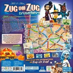 Asmodee Zug Um Zug: Gruselfahrt, Brettspiel -Bester Spielwaren Geschäft Asmodee Zug um Zug Gruselfahrt Brettspiel@@1902068 4