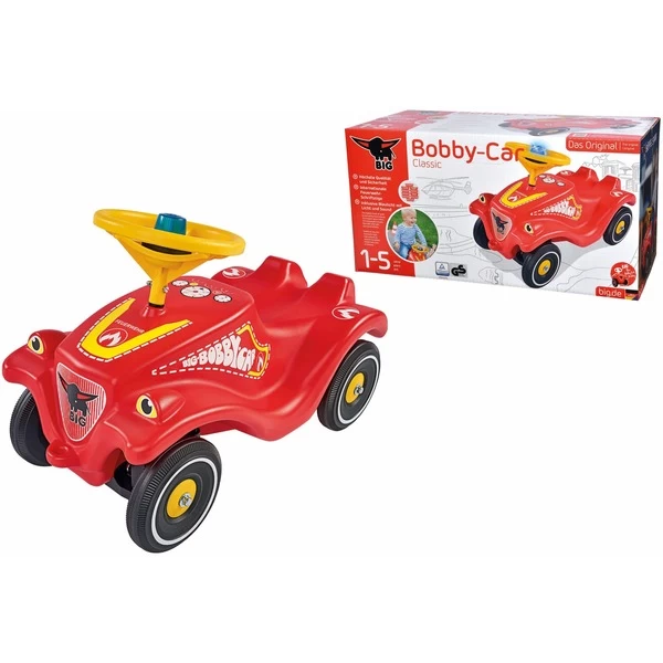 BIG Bobby-Car Classic Feuerwehr, Rutscher 5 BIG Bobby-Car Classic Feuerwehr, Rutscher – Bild 3