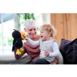 HABA Handpuppe Rabe Theo, Spielfigur -Bester Spielwaren Geschäft HABA Handpuppe Rabe Theo Spielfigur@@1912921 4