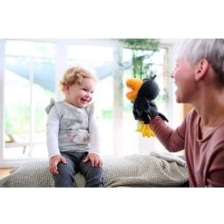 HABA Handpuppe Rabe Theo, Spielfigur -Bester Spielwaren Geschäft HABA Handpuppe Rabe Theo Spielfigur@@1912921 5