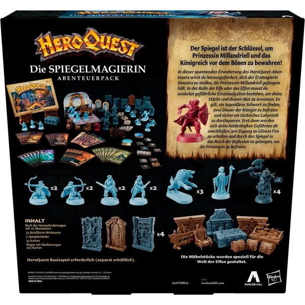 Hasbro Avalon Hill HeroQuest - Die Spiegelmagierin Abenteuerpack, Brettspiel 7 Hasbro Avalon Hill HeroQuest - Die Spiegelmagierin Abenteuerpack, Brettspiel – Bild 5