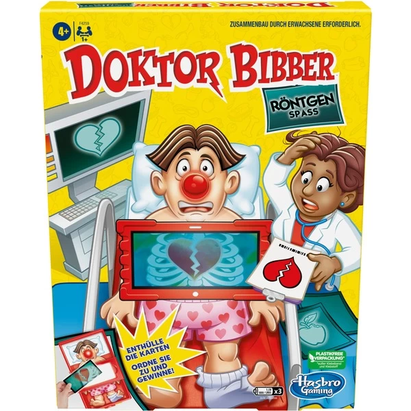 Hasbro Doktor Bibber Röntgen Spaß, Brettspiel 4 Hasbro Doktor Bibber Röntgen Spaß, Brettspiel – Bild 2