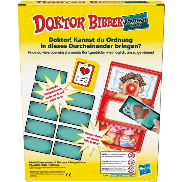 Hasbro Doktor Bibber Röntgen Spaß, Brettspiel 5 Hasbro Doktor Bibber Röntgen Spaß, Brettspiel – Bild 3