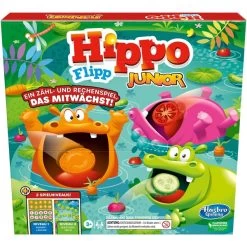 Hasbro Hippo Flipp Junior, Brettspiel -Bester Spielwaren Geschäft Hasbro Hippo Flipp Junior Brettspiel@@1893995 2