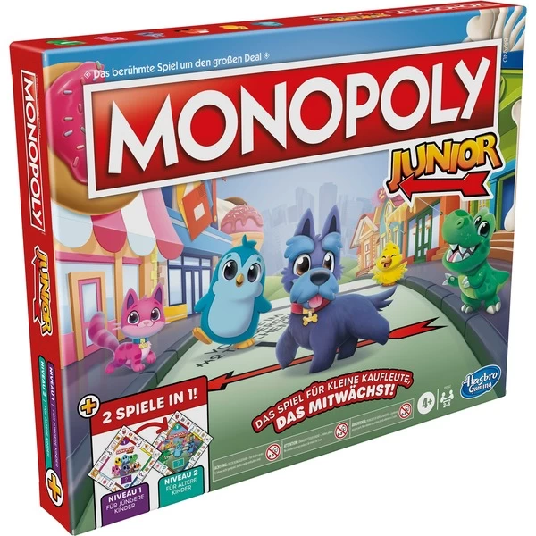 Hasbro Monopoly Junior, Brettspiel 3 Hasbro Monopoly Junior, Brettspiel