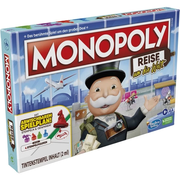 Hasbro Monopoly Reise Um Die Welt, Brettspiel 3 Hasbro Monopoly Reise Um Die Welt, Brettspiel