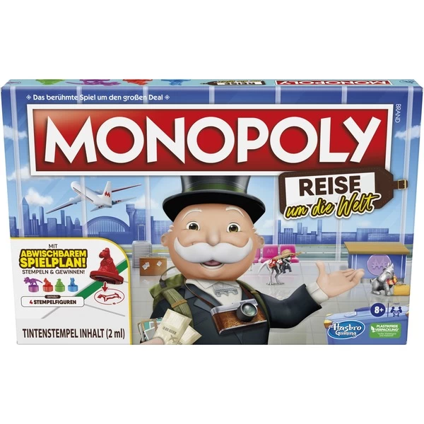 Hasbro Monopoly Reise Um Die Welt, Brettspiel 5 Hasbro Monopoly Reise Um Die Welt, Brettspiel – Bild 3