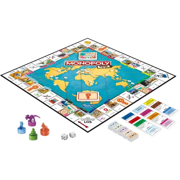 Hasbro Monopoly Reise Um Die Welt, Brettspiel 7 Hasbro Monopoly Reise Um Die Welt, Brettspiel – Bild 5