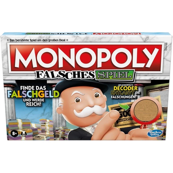 Hasbro Monopoly Falsches Spiel, Brettspiel 7 Hasbro Monopoly Falsches Spiel, Brettspiel – Bild 5