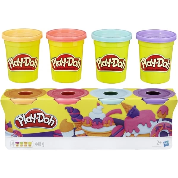 Hasbro Play-Doh 4er-Farbenpack Sweet, Kneten 3 Hasbro Play-Doh 4er-Farbenpack Sweet, Kneten