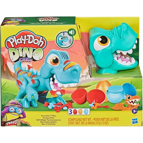 Hasbro Play-Doh Dino Crew Gefräßiger Tyrannosaurus, Kneten 5 Hasbro Play-Doh Dino Crew Gefräßiger Tyrannosaurus, Kneten – Bild 3