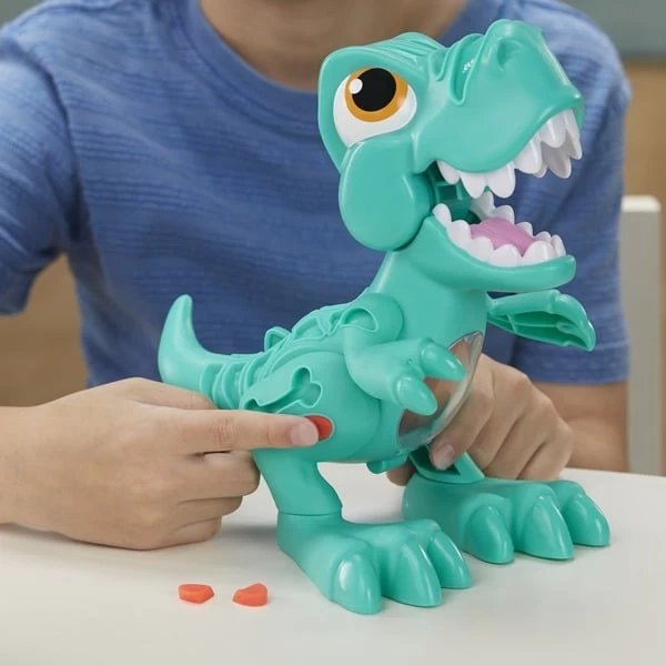 Hasbro Play-Doh Dino Crew Gefräßiger Tyrannosaurus, Kneten 10 Hasbro Play-Doh Dino Crew Gefräßiger Tyrannosaurus, Kneten – Bild 8