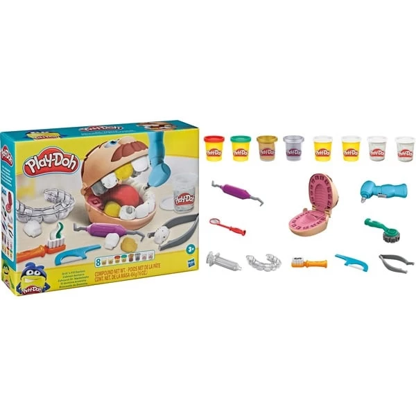 Hasbro Play-Doh Zahnarzt Dr. Wackelzahn, Kneten 3 Hasbro Play-Doh Zahnarzt Dr. Wackelzahn, Kneten