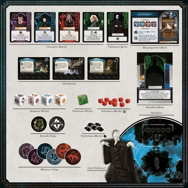 KOSMOS Harry Potter - Death Eaters Rising - Aufstieg Der Todesser, Würfelspiel – Bild 2