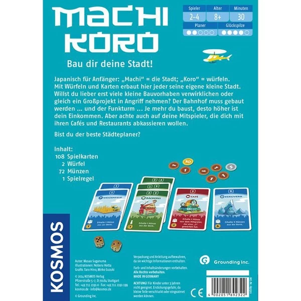 KOSMOS Machi Koro, Kartenspiel 4 KOSMOS Machi Koro, Kartenspiel – Bild 2
