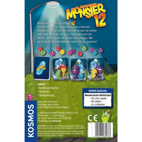 KOSMOS Monster 12, Würfelspiel 4 KOSMOS Monster 12, Würfelspiel – Bild 2