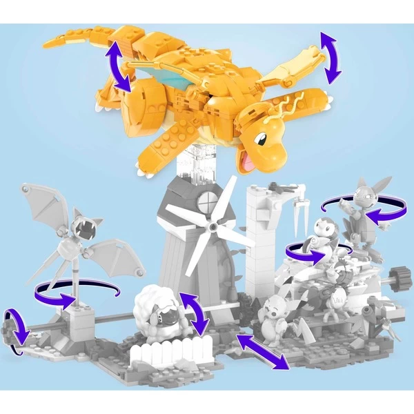 MEGA Pokémon Dragonite, Konstruktionsspielzeug 6 MEGA Pokémon Dragonite, Konstruktionsspielzeug – Bild 4