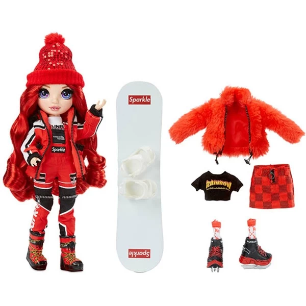 MGA Entertainment Rainbow High Winter Break Fashion Doll - Ruby Anderson, Puppe – Bild 12