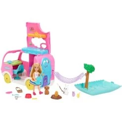 Mattel Barbie Chelsea 2-in-1 Camper, Spielfahrzeug -Bester Spielwaren Geschäft Mattel Barbie Chelsea 2 in 1 Camper Spielfahrzeug@@1919784 1