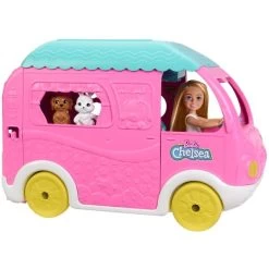Mattel Barbie Chelsea 2-in-1 Camper, Spielfahrzeug -Bester Spielwaren Geschäft Mattel Barbie Chelsea 2 in 1 Camper Spielfahrzeug@@1919784 10