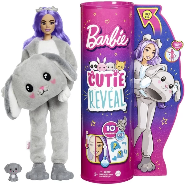 Mattel Barbie Cutie Reveal Puppe Mit Welpen-Plüschkostüm Und 10 Überraschungen – Bild 6