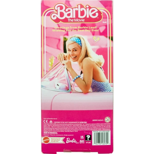 Mattel Barbie Signature The Movie - Margot Robbie Als Barbie Puppe Zum Film Im Rosa-weißen Karo-Kleid, Spielfigur – Bild 6