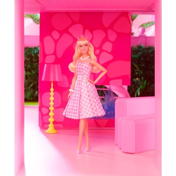 Mattel Barbie Signature The Movie - Margot Robbie Als Barbie Puppe Zum Film Im Rosa-weißen Karo-Kleid, Spielfigur – Bild 7