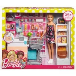 Mattel Barbie Supermarkt Und Puppe -Bester Spielwaren Geschäft Mattel Barbie Supermarkt und Puppe@@1ssmubc2 7