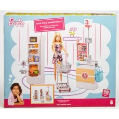Mattel Barbie Supermarkt Und Puppe -Bester Spielwaren Geschäft Mattel Barbie Supermarkt und Puppe@@1ssmubc2 9