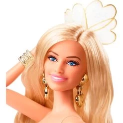 Mattel Barbie The Movie - Margot Robbie Als Barbie: Puppe Im Goldenem Disco-Jumpsuit 12 Mattel Barbie The Movie - Margot Robbie Als Barbie: Puppe Im Goldenem Disco-Jumpsuit -Bester Spielwaren Geschäft Mattel Barbie The Movie Margot Robbie als Barbie Puppe im goldenem Disco Jumpsuit@@1918853 3