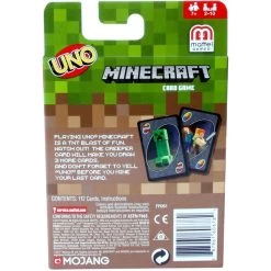 Mattel Games UNO Minecraft, Kartenspiel -Bester Spielwaren Geschäft Mattel Games UNO Minecraft Kartenspiel@@1888500 9