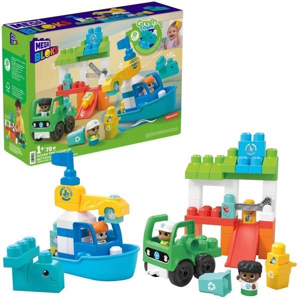 Mattel MEGA BLOKS Green Town Ozean-Reinigungsteam, Konstruktionsspielzeug 3 Mattel MEGA BLOKS Green Town Ozean-Reinigungsteam, Konstruktionsspielzeug