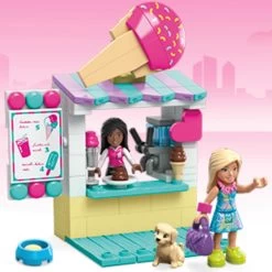 Mattel MEGA Barbie Cabrio & Eisstand, Konstruktionsspielzeug -Bester Spielwaren Geschäft Mattel MEGA Barbie Cabrio Eisstand Konstruktionsspielzeug@@1919356 3