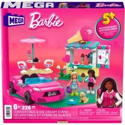 Mattel MEGA Barbie Cabrio & Eisstand, Konstruktionsspielzeug -Bester Spielwaren Geschäft Mattel MEGA Barbie Cabrio Eisstand Konstruktionsspielzeug@@1919356 8