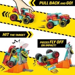 Mattel MEGA Hot Wheels Monster Trucks Demo Derby Extreme-Stunt Set, Konstruktionsspielzeug -Bester Spielwaren Geschäft Mattel MEGA Hot Wheels Monster Trucks Demo Derby Extreme Stunt Set Konstruktionsspielzeug@@1919359 4