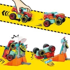 Mattel MEGA Hot Wheels Monster Trucks Demo Derby Extreme-Stunt Set, Konstruktionsspielzeug -Bester Spielwaren Geschäft Mattel MEGA Hot Wheels Monster Trucks Demo Derby Extreme Stunt Set Konstruktionsspielzeug@@1919359 5