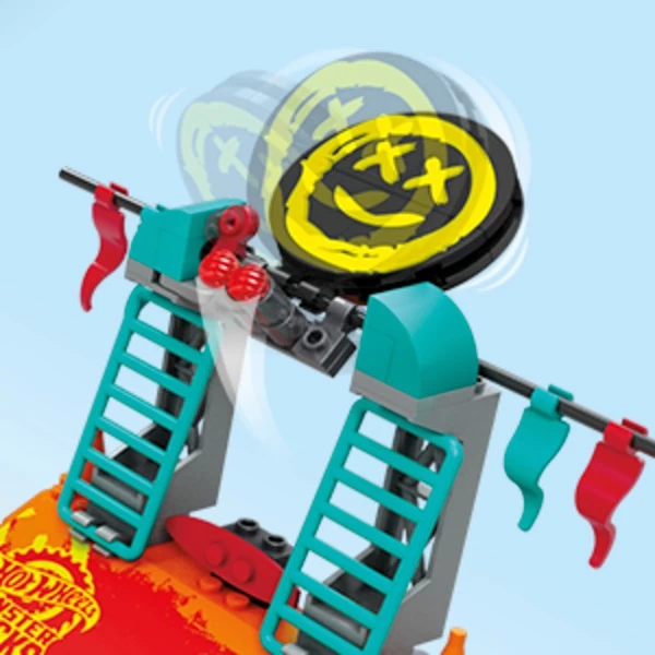 Mattel MEGA Hot Wheels Monster Trucks Demo Derby Extreme-Stunt Set, Konstruktionsspielzeug – Bild 8
