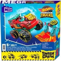 Mattel MEGA Hot Wheels Monster Trucks Demo Derby Extreme-Stunt Set, Konstruktionsspielzeug -Bester Spielwaren Geschäft Mattel MEGA Hot Wheels Monster Trucks Demo Derby Extreme Stunt Set Konstruktionsspielzeug@@1919359 8