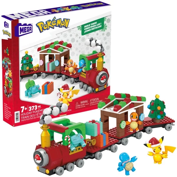 Mattel MEGA Pokémon Holiday Train, Konstruktionsspielzeug 3 Mattel MEGA Pokémon Holiday Train, Konstruktionsspielzeug