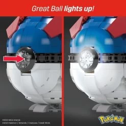 Mattel MEGA Pokémon Jumbo Superball, Konstruktionsspielzeug -Bester Spielwaren Geschäft Mattel MEGA Pok mon Jumbo Superball Konstruktionsspielzeug@@1919365 5