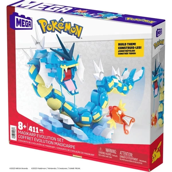 Mattel MEGA Pokémon Magikarp Evolution Set, Konstruktionsspielzeug 13 Mattel MEGA Pokémon Magikarp Evolution Set, Konstruktionsspielzeug – Bild 11
