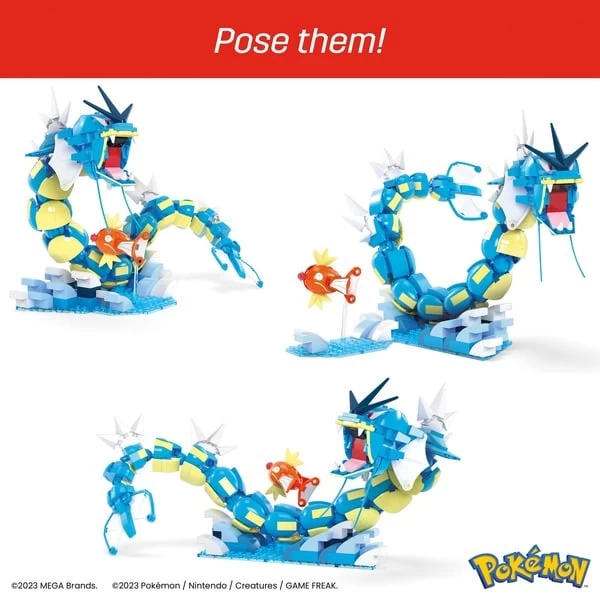 Mattel MEGA Pokémon Magikarp Evolution Set, Konstruktionsspielzeug 7 Mattel MEGA Pokémon Magikarp Evolution Set, Konstruktionsspielzeug – Bild 5