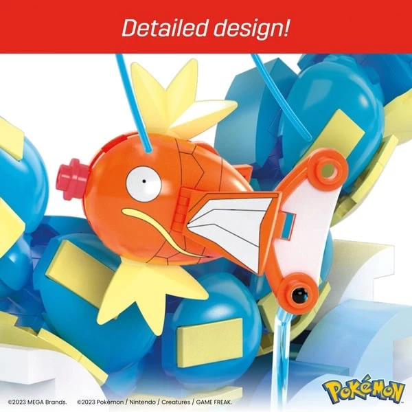 Mattel MEGA Pokémon Magikarp Evolution Set, Konstruktionsspielzeug 8 Mattel MEGA Pokémon Magikarp Evolution Set, Konstruktionsspielzeug – Bild 6