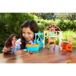 Mattel Spirit Luckys Tierbaby-Pflegestation Mit Pony & Fohlen, Puppe -Bester Spielwaren Geschäft Mattel Spirit Luckys Tierbaby Pflegestation mit Pony Fohlen Puppe@@1807754 8
