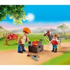 PLAYMOBIL 70518 Country Mobiler Hufschmied, Konstruktionsspielzeug -Bester Spielwaren Geschäft PLAYMOBIL 70518 Country Mobiler Hufschmied Konstruktionsspielzeug@@1762701 2